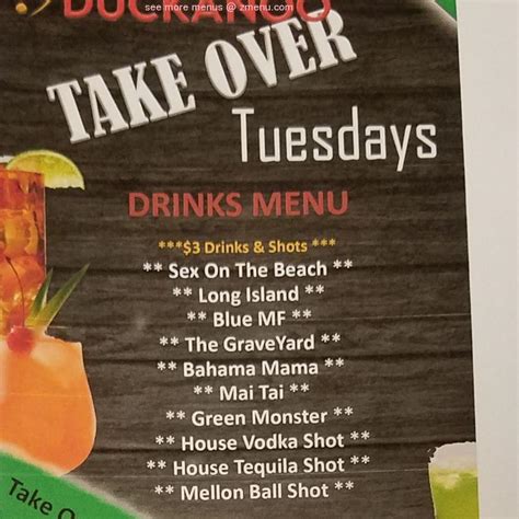 duckanoo menu  Claimed